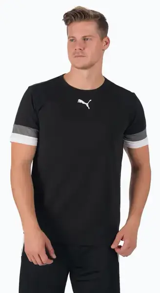 Футболка Puma teamRISE Jersey чорний Чол M купити недорого в Україні, фото 4