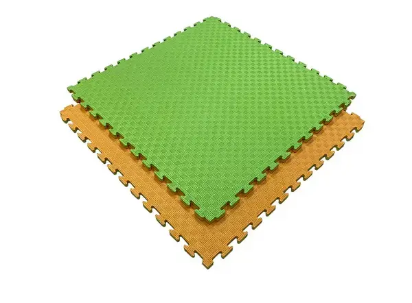 Татами мат EVA 20 мм 1 мх1м Помаранчево-зелений купити недорого в Україні, фото 5