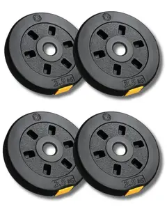 Сет композитних дисків Besport PowerPro 10 (4х2,5 кг) для гантелей та штанг купити