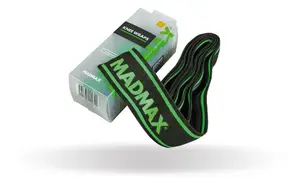 Бинти на коліна MadMax MFA-299 Non slide & slip knee wraps 2.0m Black/Green купити