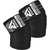 Бинты на колени RDX KR11 GYM Knee Wrap Black/Grey купить