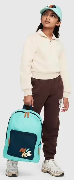 Рюкзак Nike Y NK CLASSIC BKPK - BUBBLE 16L бирюзовый, темно-синий Дет 38x28x13 см купить недорого в Украине, фото 8