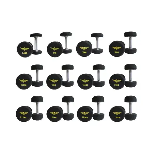 Уретановий гантельний ряд Generation Fitness FDS-21 2,5-30kg (12 пар) 390 кг купити