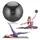 Фітбол Queenfit 25см чорний