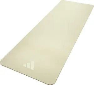 Килимок для йоги Adidas Double Sided Yoga Mat бежевий, темно-рожевий Уні 176 х 61 х 0,6 см купити