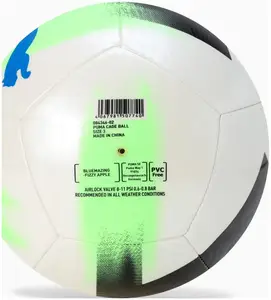 Мяч футбольный Puma CAGE ball белый, синий | Размер 5 купить