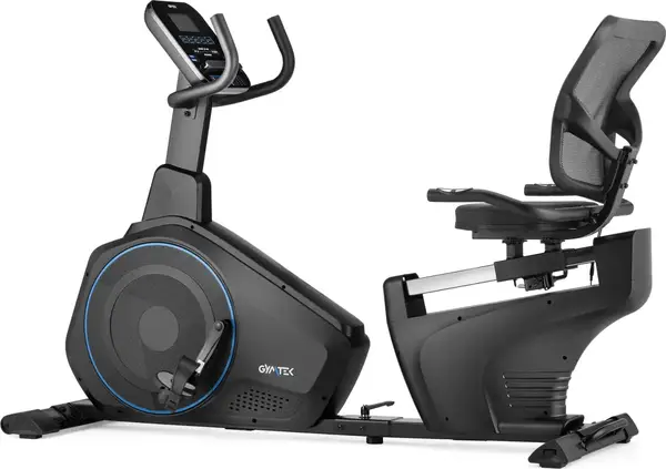 Горизонтальний велотренажер Gymtek XBR6000 електромагнітний синій купити недорого в Україні, фото 12