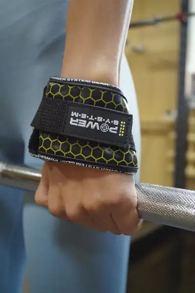 Гаки для тяги на зап'ястя Power System PS-3360 Hooks V2 Black/Yellow L купити недорого в Україні, фото 7