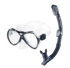 Набір маска і трубка Aqua Speed Manus + Borneo 8238 чорний Уні OSFM купити