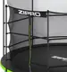 Батут Zipro Jump Pro с внутренней сеткой 12 футов 374 см черно-зеленый купить