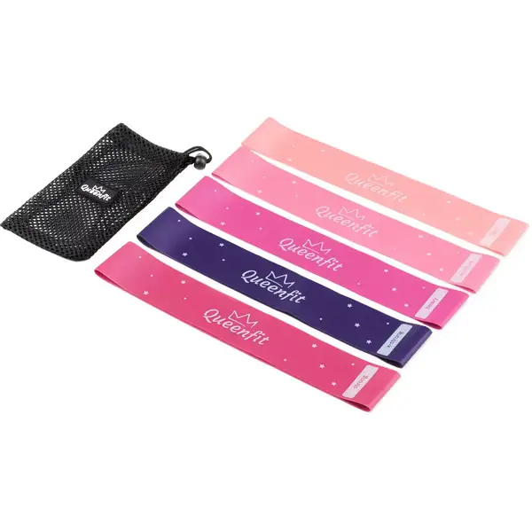 Набор резинок для фитнеса Queenfit 0,5-30 кг. Q-66258 купить