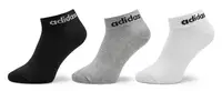 Носки Adidas C LIN ANKLE 3P белый, черный, серый Уни S (37-39) купить