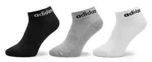 Носки Adidas C LIN ANKLE 3P белый, черный, серый Уни S (37-39) купить
