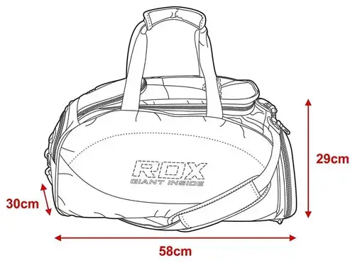 Сумка-рюкзак RDX Gear Bag | Червоний/Чорний купити недорого в Україні, фото 2