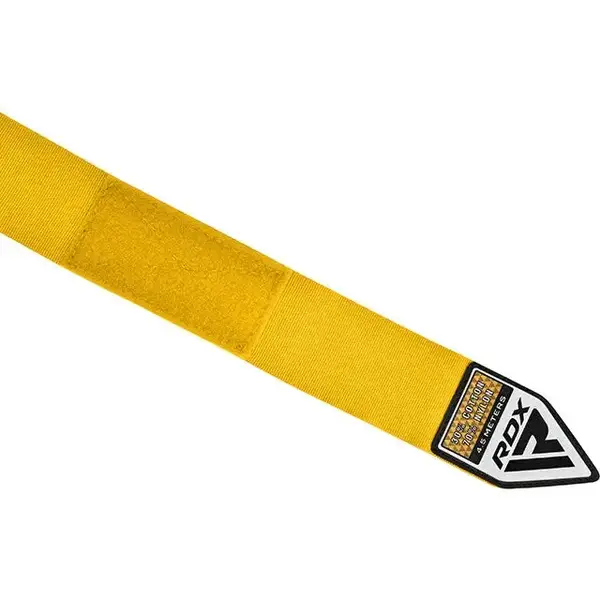 Бинти для боксу RDX WX Professional Boxing Hand Wraps Yellow (4.5м.) купити недорого в Україні, фото 5