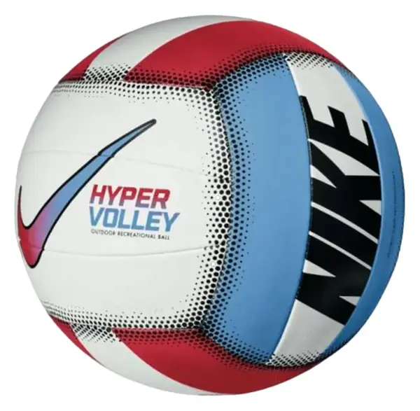 М'яч волейбольний Nike HYPERVOLLEY 18P 05 білий, блакитний, червоний Уні 5 купити недорого в Україні, фото 2