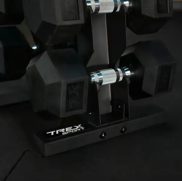 Стійка-піраміда для зберігання 5 пар гантелей Trex Sport TX-055DR купити недорого в Україні, фото 8