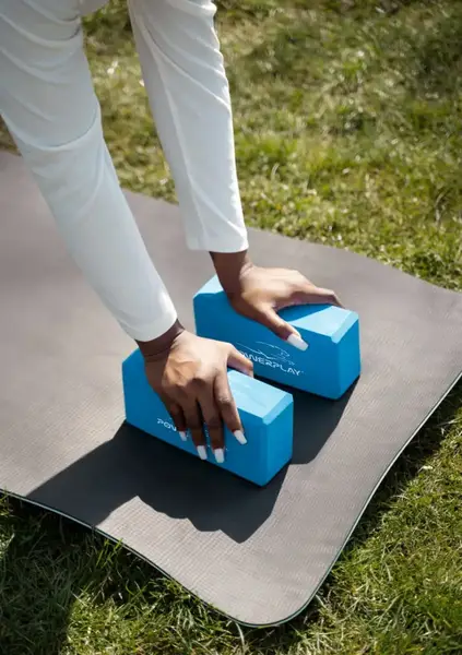 Блок для йоги PowerPlay 4006 Yoga Brick Синій купити недорого в Україні, фото 10