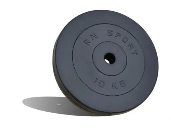 67 кг (2х1.25, 2х2.5, 2x5, 2х10 та 2x15) дисків, покритих пластиком (31 мм) купити недорого в Україні, фото 3