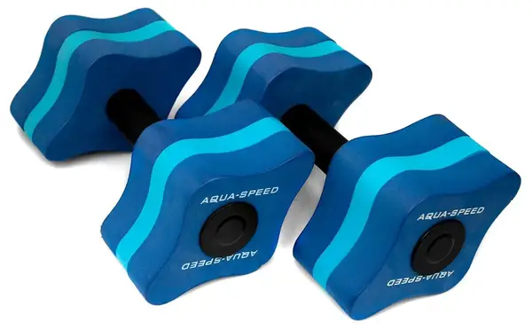 Гантелі для аквафітнесу Aqua Speed AQUAFITNESS Dumbells 5647 синій Уні 11x15x8см купити