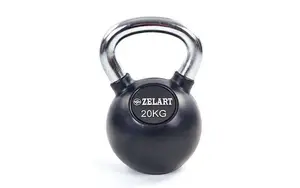 Гиря обрезиненная с хромированной ручкой 20 кг York ТА-5162-20 купить