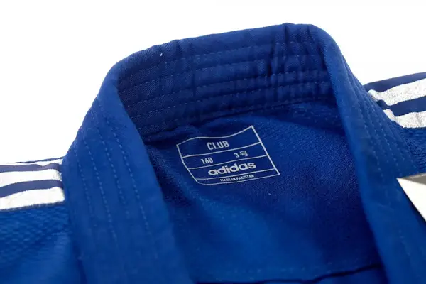 Кімоно для дзюдо Adidas серії Club із срібними смугами на плечах 150 | синє | Adidas J350BP купити недорого в Україні, фото 5