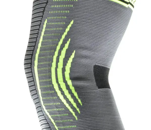 Компресійний наколінник MadMax MFA-284 3D Compressive knee support Dark grey/Neon green M купити недорого в Україні, фото 7
