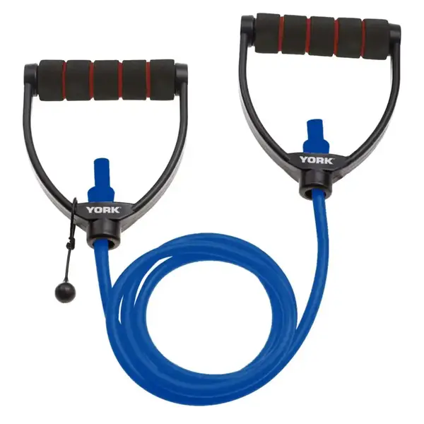 Эспандер трубчатый с ручками York Light, синий купить