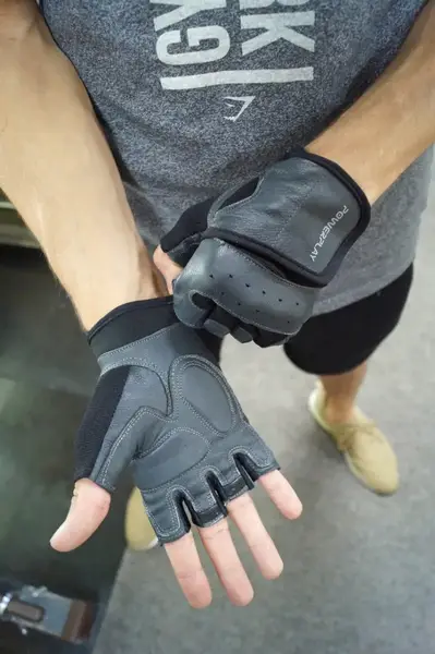 Рукавички для фітнесу PowerPlay 2229 Чорні XL купити недорого в Україні, фото 8