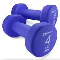 Гантели для фитнеса неопреновые круглые Hop-Sport HS-V040DR 2x4 кг фиолетовый купить