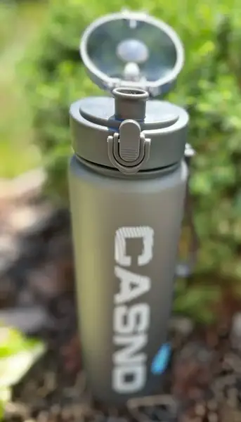 Бутылка для воды CASNO 1050 мл KXN-1184 Серая купить недорого в Украине, фото 4