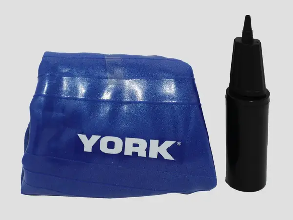 Фітбол York Fitness 65см синій + насос купити недорого в Україні, фото 2