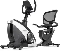 Горизонтальный велотренажер Hop-Sport HS-070L Helix серебристый iConsole+ купить