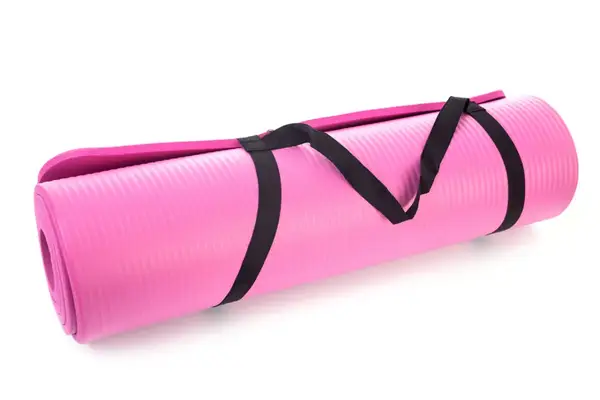 Коврик для йоги и фитнеса Power System PS-4017 NBR Fitness Yoga Mat Plus Pink (180х61х1) купить недорого в Украине, фото 5