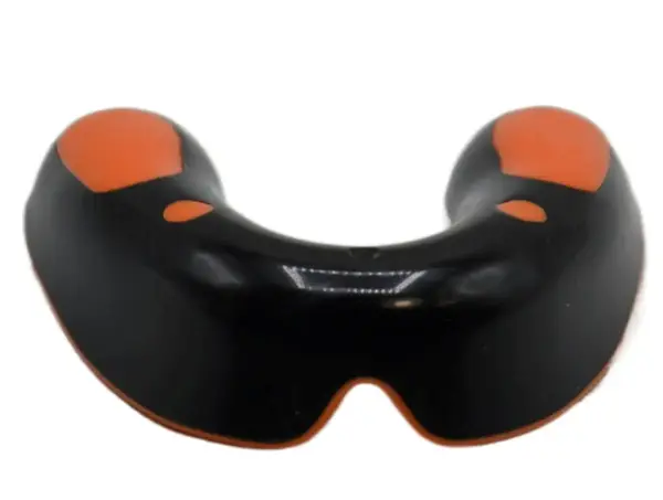 Капа боксерська PowerPlay 3315 SR доросла (вік 11+) чорн-помаранчева зі смаком лемону купити недорого в Україні, фото 3