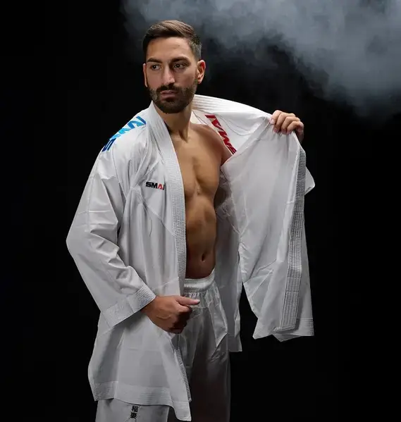 Двостороннє кімоно для карате SMAI INAZUMA RX KUMITE | Білий | U-INARX | 150 | Великоміри купити недорого в Україні, фото 16