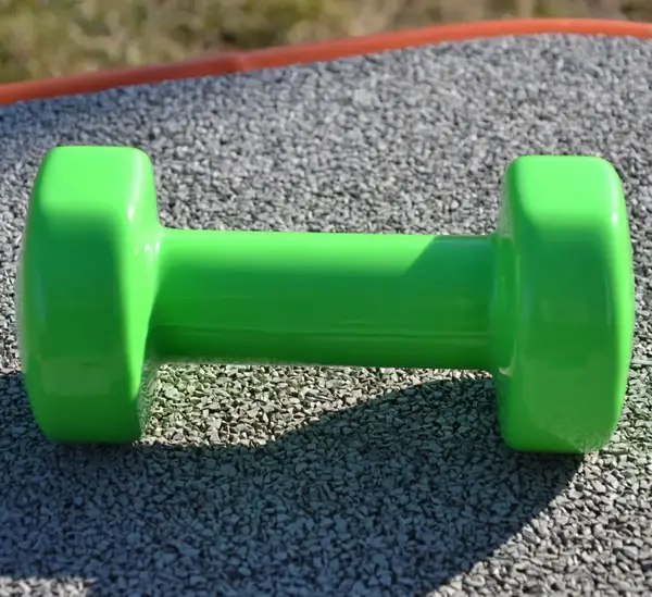 Гантели виниловые PowerPlay 4125 Achilles 2*3 кг. Зеленые (пара – 2шт.) + Резинка для фитнеса 7,5кг купить недорого в Украине, фото 7