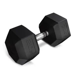 Гантеля шестигранна прогумована TX-200RD Trex Sport 20 кг | Чорний купити