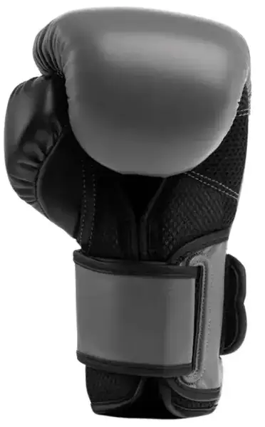 Боксерські рукавиці Everlast POWERLOCK 2R TRAINING GLOVE сірий, чорний Уні 10 унцій купити недорого в Україні, фото 3