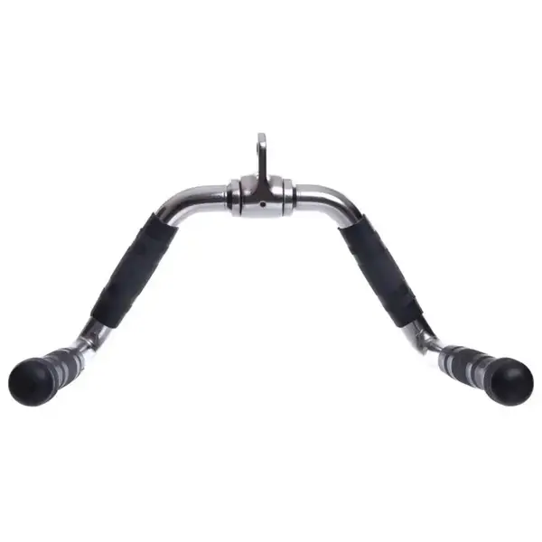 Ручка для тяги York Fitness многофункциональная с резиновыми рукоятками, хром. купить недорого в Украине, фото 3