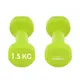 Гантелі вінілові PowerPlay 2 * 1,5 кг. PP_4103 Зелені (2шт. - пара) + Резинка для фітнесу 7,5кг купити
