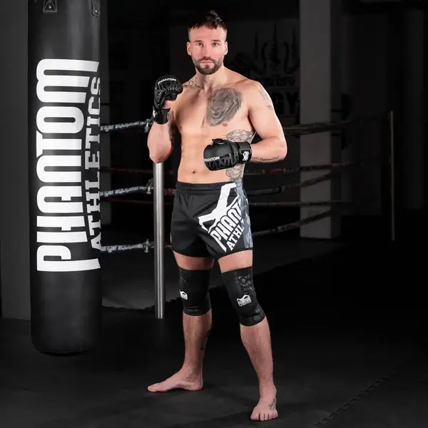 Наколенники спортивные Phantom Grappling Black S/M (пара) купить недорого в Украине, фото 3