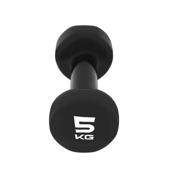 Гантели виниловые PowerPlay 4125 Achilles 2*5 кг. Черные (пара - 2шт.) купить недорого в Украине, фото 4