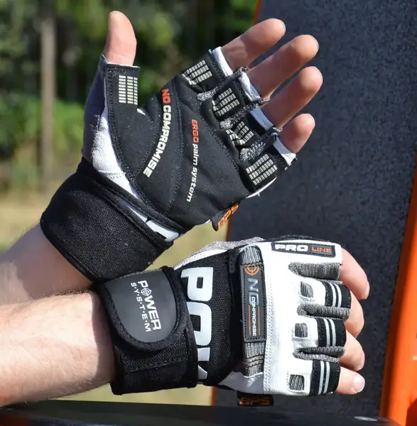 Перчатки для фитнеса Power System PS-2700 No Compromise Grey/White M купить недорого в Украине, фото 6