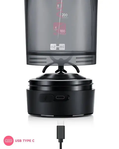 Шейкер спортивний електричний VOLTRX Gallium 700 мл. Tritan Pink купити недорого в Україні, фото 7