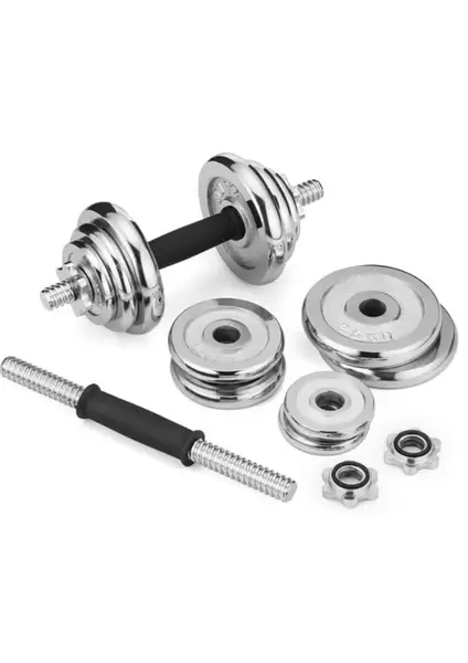 Набор гантели в кейсе Gymtek хромированные 2х10 кг. купить недорого в Украине, фото 2