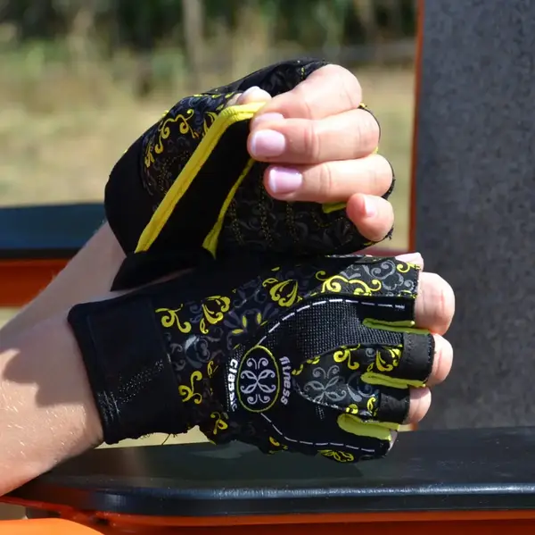 Рукавички для фітнесу Power System PS-2910 Classy Жіночі Yellow M купити недорого в Україні, фото 9