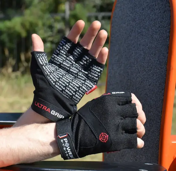 Перчатки для фитнеса Power System PS-2400 Ultra Grip Black L купить недорого в Украине, фото 4