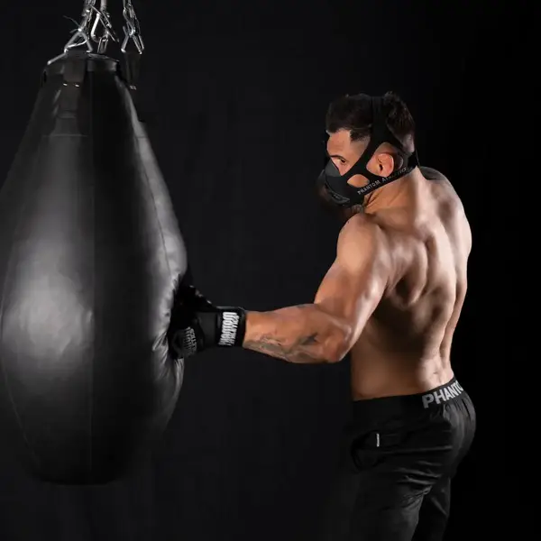 Маска для тренування дихання Phantom Training Mask Black M купити недорого в Україні, фото 9