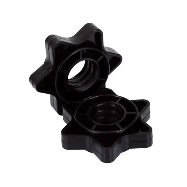 Гриф гантельный Hop-Sport PP 45см (30мм)| Серебряный | с пласт. гайками купить недорого в Украине, фото 4